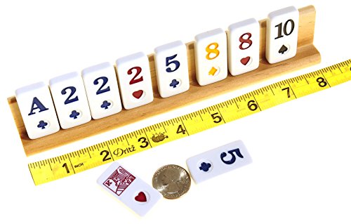 image for Deluxe Games and Puzzles Rummy to Go (Compact Travel Version) with Cla