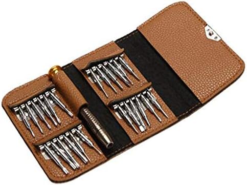 New Mini Precision Screwdriver Set 25 in 1 Electronic Torx Screwdriver Opening Repair Tools Kit for iPhone Camera Watch Tablet Orange