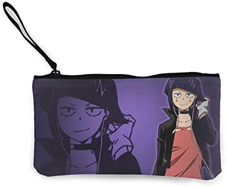 William D Oliver My Hero Academia-Jiro Cute Canvas Coin Purse Zipper Anime Style Customs Wallet Bags