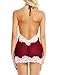 Avidlove Langery for Women Lace Babydll Mesh Chemise Sexy Nightwear(Dark Red M)