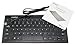 Perixx PERIBOARD-410, Mini Ultrathin Keyboard - Wired USB with 1 Extra hub - 11.77x5.87x0.74 Inch - Silent X Type Chiclet Keys