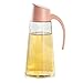 Olive Oil Dispenser Bottle, Vinegar Dispensing Cruets, 17 Oz Condiment Oil Glass Bottle, Pink (Pink)