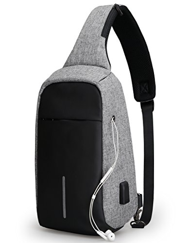 Anti Theft Sling Bag Shoulder Chest Cross Body Backpack Lightweight Casual Daypack