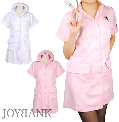 Amazon Co Jp コスプレ 大きいサイズ 白衣の天使 ナース服シングルタイプ 3l 5l 看護服 5l ピンク 服 ファッション小物