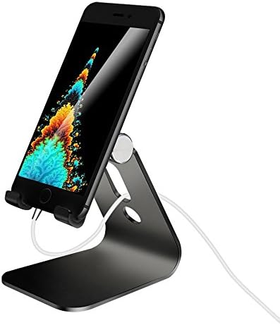 Cell Phone Stand,Adjustable Aluminum Stand,Multi-Angle Cell Phone Holder, Cradle, Dock, Stand for all iPhone and Android Smartphone