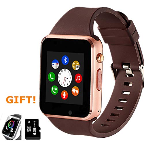 Smart Watch, Smartwatch Phone Sport Smart Wrist Watch with SD Card Pedometer Camera Call Text Touch Screen Compatible for Samsung LG Huawei Android and iPhone (Partial Features) for Men Women Teens - Thumbnail 7