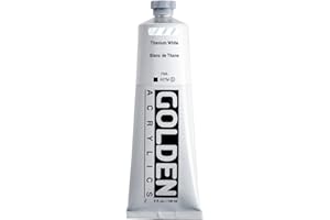 Golden 0001380-3 5oz. Heavy Body Acrylic Paint - Titanium White by Golden Artist Colors