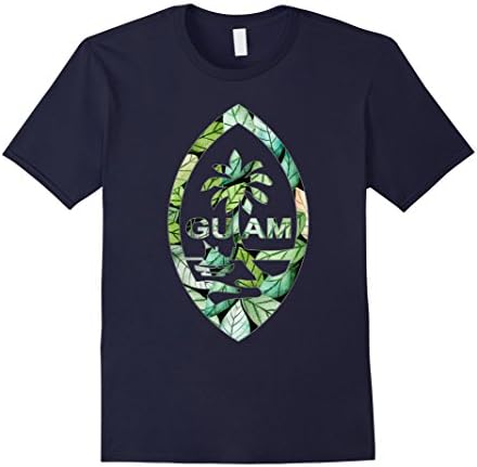 Mens Guam Seal Jungle Style Tee Shirt Large Navy
