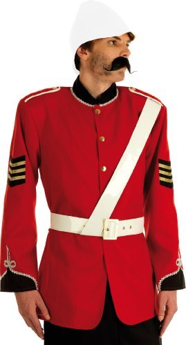 Medium Red Men's Boer War British Soldier Costume