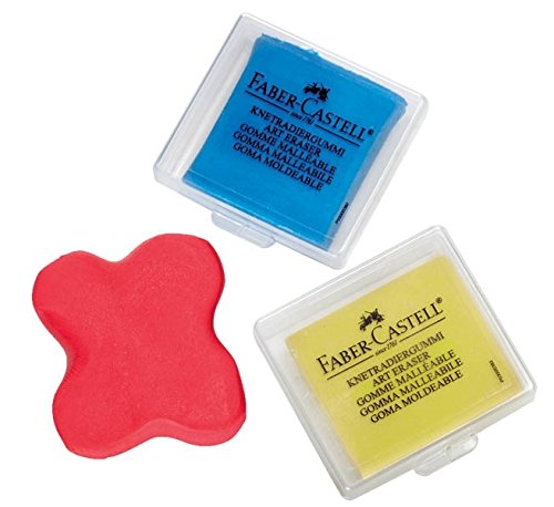 Faber-Castell Kneadable eraser in plastic box (Pack of 3)