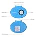 SkyGenius Battery Operated Necklace Fan, Mini Portable USB Rechargeable Fan for Personal Cooling, Kids, Gift, Camping, Outdoor Event, Travel, Concerts, Church, Hot Flash (2200mAh Battery, Blue)