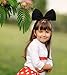 Cute Big Bowknot Alice Headband For Little Girls Dress Up Birthday Party,Halloween,Christmas(Black)