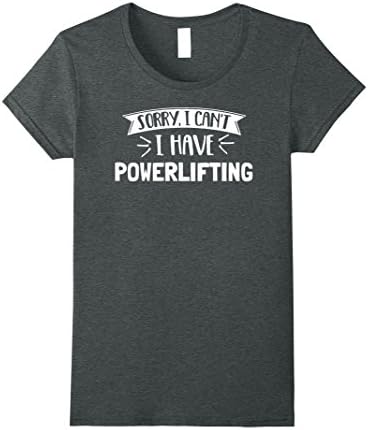Womens Powerlifting T-Shirt for Girls, Women, Boys &amp; Men Small Dark Heather