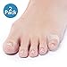 Natracure Advanced Gel Toe Separator (w/Toe Loop) - Spacer, Corrector, Straightener to Cushion and Align Bent, Crooked, Overlapping Toes - Corns, Pinky Tailor Bunions - (1104-M CAT 2PK) - Size: Small