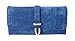 Gino Milano Women's Gold Leather Band Watch & Matching Tri-Fold Wallet Set - Denim
