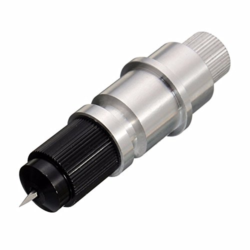 CJRSLRB Blade Holder Base with 18Pcs Cutting Blades (30/45/60 Degree) for Silhouette Cameo 1 2 3/Portrait/Curio/Graphtec 6000/CE 5000-60 Plotter