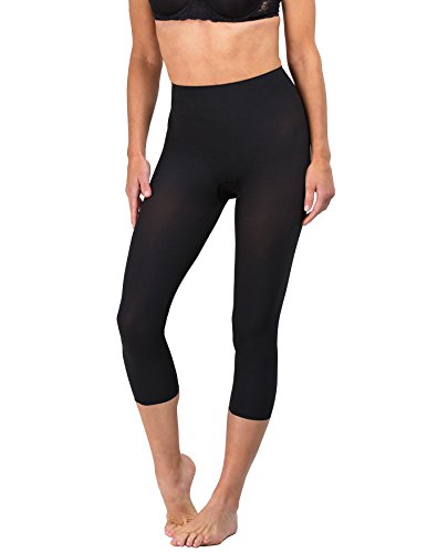 Delfin Spa Women’s Body Slimming Shapewear Capris - Petite Thru Plus Size
