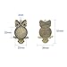 Beadthoven 10pcs Owl Pendant Vintage Tibetan Style Alloy Pendants Cabochon Bezel Fit Flat Round Tray in 25mm for jewelry Making Necklaces Accessories (Antique Bronze)