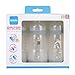 MAM Easy Start Anti Colic Baby Bottle, Easy Switch Between Breast and Bottle, Reduces Air Bubbles and Colic, 3 Pack, 2+ Months, Deep Sea/Unisex, Ivory