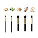 Biange Professional 10 Pieces Makeup Brush Set, 5 Essential Shapes, Soft Synthetic Fiber, Foundation Blending Blush Face Powder Eyeshadow Cosmetics Beauty Brushes, Makeup Kit Tools