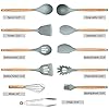 ELECTRAPICK-Kitchen-Utensil-Set-Silicone-Cooking-Utensils-11-Pieces-Cooking-Spatula-Turner-Heat-Resistant-Tools-with-Wooden-Handle-for-Nonstick-Non-Scratch-Cookware-Best-Kitchen-Tool-Gadgets ELECTRAPICK Kitchen Utensil Set Silicone Cooking Utensils - 27 Pieces Cooking Spatula Turner Heat Resistant Tools with…