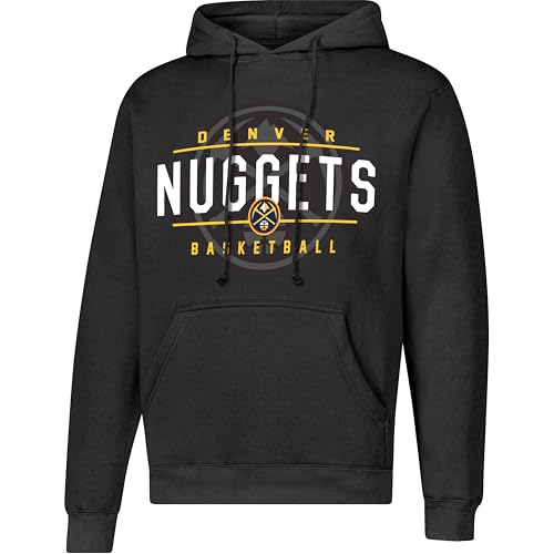 Ultra Game Men's NBA Official Super Soft Get Right Hoodie Sweatshirt, Denver Nu…