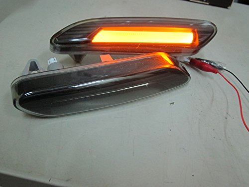 Tuning Signal Lamp Side Marker Light Smoke Lens/Black Housing Amber LED Light for MINI COOPER Countryman Pacemean