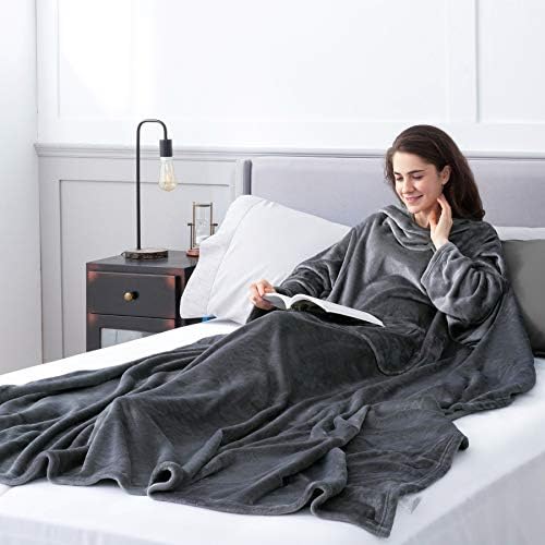 Bedsure Wearable Blanket with Sleeves and Pocket Pricepulse