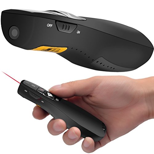 LAKA Wireless Presenter,Support hyperlinks RF 2.4GHz PowerPoint Clicker Presentation, Remote Control PPT Pointer Clicker Flip Pen - Thumbnail 4
