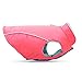 Gooby Sports Vest Dog Jacket - Pink, X-Large - Reflective Dog Vest with D Ring Leash Warm Fleece Lined Hook and Loop Closure for Small to Medium Dogs