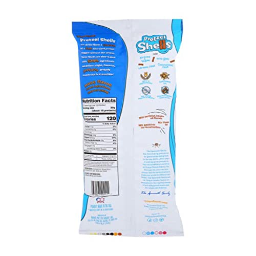 Unique Snacks Original Pretzel Shells, Delicious Vegan, Homestyle Baked