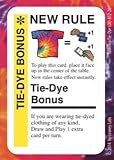 Fluxx Promo Game Card (NEW RULE) TableTop Day 2014: Tie-Dye Bonus