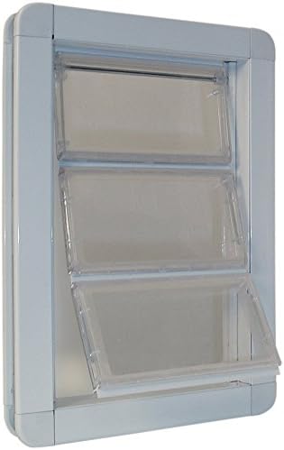 Perfect Pet Premium Draft Stopper Pet Door White, 17.9375IN x 2.125IN x 23.875IN, X-Large