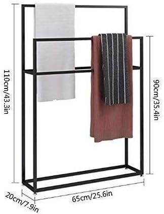 PWL toallero curvados, carril libre toalla de pie, acero ...