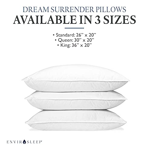 Envirosleep Dream Surrender Pillows Standard/Medium Support, 2 Pack