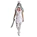 Morph Nurse Costume for Women, Scary Zombie Attire, Creepy Medical Outfit for Halloween Fun, Medium