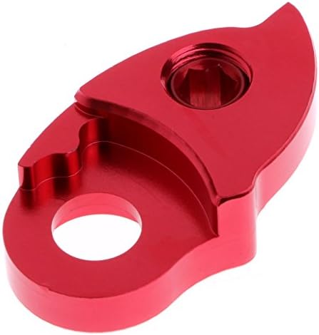 Yoohigh Bike Rear Derailleur Converter 10/11 Speed Cycling Bicycle Tail Hook Lengthener(Red)