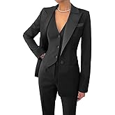 Pant Suits for Women 3 Pieces Wedding Tuxedos Suit Set Business Casual Outfits for Women
