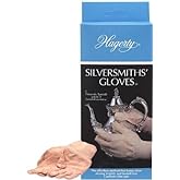 Hagerty 15010 Silversmiths&rsquo;&reg; Gloves &ndash; Reusable Tarnish-Preventive Polishing Gloves for Silver and Gold | No Water Needed, Hands Stay Clean | Made in USA