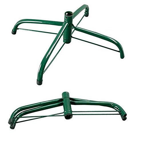 Yunhigh Christmas Tree Stand for 4-6 Foot Artificial Tree Folding Metal Iron Tree Holder Base Heavy Duty & Sturdy - Thumbnail 3