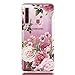 Galaxy A9 2018 Case, A9 Star Pro Case, Gift_Source Thin Soft Silicone Clear Phone Case Flower Design Flexible TPU Bumper Protective Cover for Samsung Galaxy A9 2018/A9 Star Pro/A9s 6.3