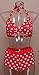Haicoo Retro Pin Up Two Pieces Swimsuits Vintage Polka Dots Boxer Swimwear