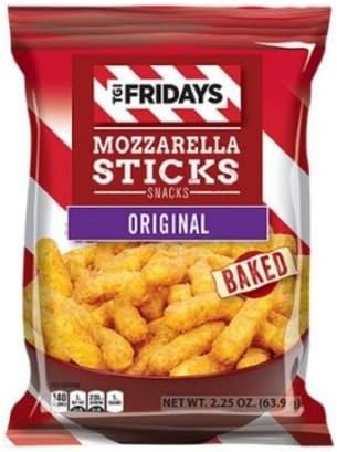 TGI Fridays Mozzarella Stick, 2.25 Ounce -- 12 per case.