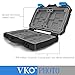 VKO Memory Card Case,Memory Card Holder,SD Card Case,SD Card Holder,CF Card Case,CF Card Holder,SDHC SDXC Micro SD Card Case Holder Protector Organizer Box with Carabiner for 4 CF/8 SD/12 MSD Cards