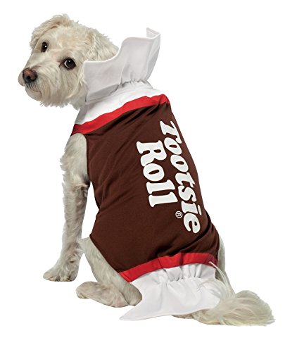 UHC Tootsie Roll Candy Puppy Funny Theme Halloween Pet Dog Costume