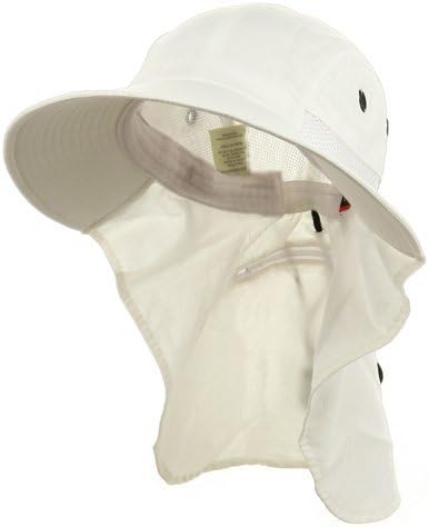 UV 45+ Extreme Condition Flap Hats-White W15S47C