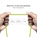 Retractable Lightning Cable, FLOVEME 2 in 1 Extension 3.3ft Flexible Charging Data Sync Micro USB Charger Cord for iPad iPhone X 8 7 6 6s 5 5s SE Samsung S6 S7 Edge S8 Plus Note 5 LG HTC, Green