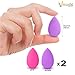 VMAGIC Micro Makeup Sponge, Purple/Pink (4 Pack)