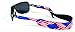 Croakies Original Sport Eyewear Retainer (16 Inches, USA Flag)