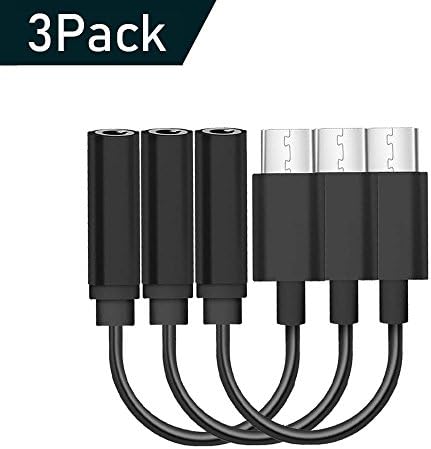 USB C to 3.5mm Headphone Jack Cable Adapter,JANYONE Type C 3.1 Male to 3.5mm Female Stereo Audio Headphone Connector only for for Motorola Moto Z, Le 2/Le Pro 3 and Other Type C Devices. (USB C01)